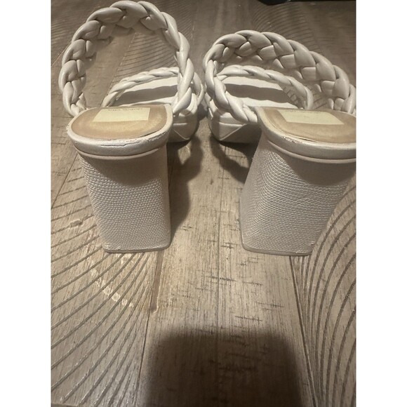 Dolce Vita Cream Hardey Braided Woven Slip-On Sandals Shoes Size Women’s Sz 7.5 - Picture 7 of 8